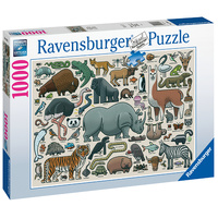 Ravensburger Puzzle 1000pc - You Wild Animal