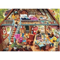 Ravensburger Puzzle 1000pc - Goldilocks Gets Caught!