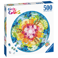 Ravensburger Puzzle 500pc - Circle of Colours Ice Cream