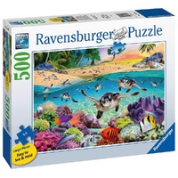 Ravensburger Puzzle 500pc Large Format - Race of the Baby Sea Turtles