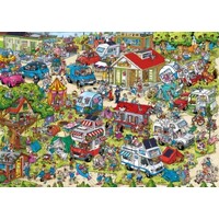 Ravensburger Puzzle 1000pc - Holiday Park 1 The Campsite