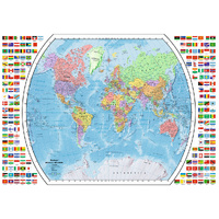 Ravensburger Puzzle 1000pc - Political Woarld Map