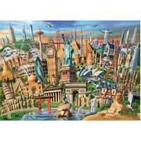 Ravensburger Puzzle 1000pc - World Landmarks