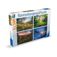Ravensburger Puzzle 4x500pc - Four Seasons