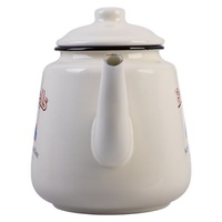 Rojo - Bushells Enamel Teapot - Cream