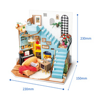 Rolife Wooden Model - DIY Minature House Joy's Peninsula Living Room