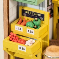 Rolife Wooden Model - DIY Miniature House Morning Fruit Store