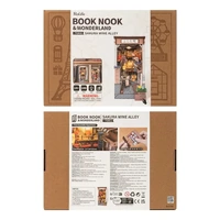 Rolife Wooden Model - DIY Miniature House Book Nook Sakura Wine Alley