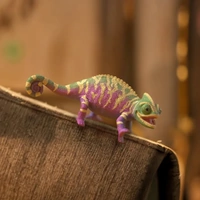 Schleich School of Magical Animals - Caspar the Chameleon in Rainbow Colours