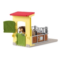 Schleich Farm World - Pony Box with Iceland Pony Stallion
