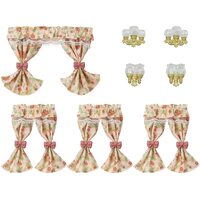 Sylvanian Families - Wall Lamps And Curtains Set