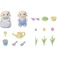 Sylvanian Families - Flora Rabbit Sister & Brother Blossom Gardening Set