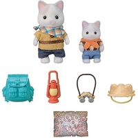 Sylvanian Families - Latte Cat Brother & Baby Exciting Exploration Set