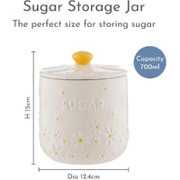 Price & Kensington - Daisy Sugar Jar (700ml)