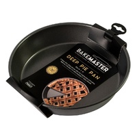 Bakemaster - Round Deep Non-Stick Pie Cake Pan - 23 x 5cm