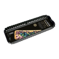 Bakemaster - Perfect Crust Rectangular Flan Quiche Pan - 36 x 13 x 4cm