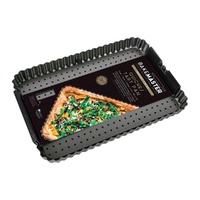 Bakemaster - Perfect Crust Rectangular Flan Quiche Pan - 31 x 21 x 4cm