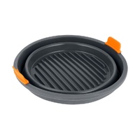 Bakemaster - Silicone Collapsible Round Air Fryer Insert - 21 x 7cm