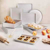 Bakemaster - Silver Anodised Baking Tray - 33 x 24 x 3cm