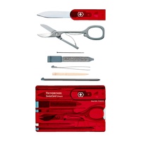 Victorinox Swisscard - Classic Translucent Red