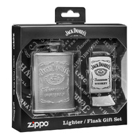 Zippo Gift Set - Jack Daniel's Lighter and Flask