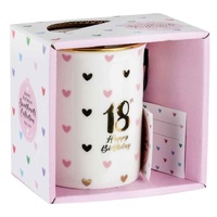 Sweet Heart Gold Handle Mug - 18th