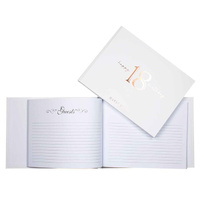 Rose Gold 18th Birthday Guest Book