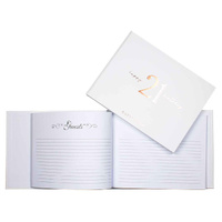 Rose Gold 21st Birthday Guest Book