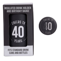 Splosh Celebration - Insulated Drink Cooler & Badge Set - 40
