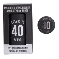 Splosh Celebration - Insulated Drink Cooler & Badge Set - 40