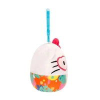 Squishmallows - Sanrio Hello Kitty Tropical Food Treats Clip-On 3.5"