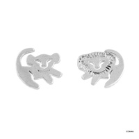 Disney x Short Story Earrings The Lion King Simba - Silver