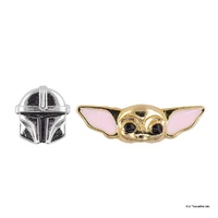 Star Wars x Short Story Earrings - Mandalorian & Grogu - Epoxy