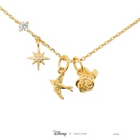 Disney x Short Story Necklace Sleeping Beauty - Gold