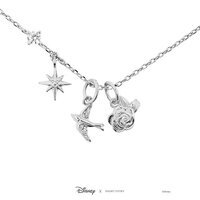 Disney x Short Story Necklace Sleeping Beauty - Silver