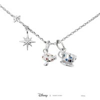 Disney x Short Story Necklace Alice In Wonderland - Silver