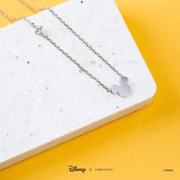 Disney X Short Story Necklace Mickey Ears - Silver