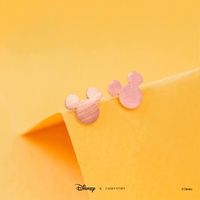 Disney x Short Story Earrings Mickey Ears - Rose Gold