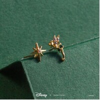 Disney X Short Story Earrings Tinkerbell & Star - Diamante