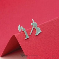 Disney x Short Story Earrings Mulan Poised & Battle - Silver