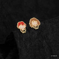 Harry Potter x Short Story Earrings - Ron & Hermione - Epoxy