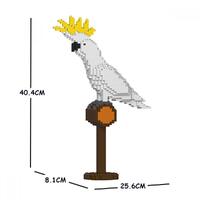 Jekca Animals - Sulphur-crested Cockatoo 40cm