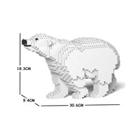 Jekca Animals - Polar Bear 18cm