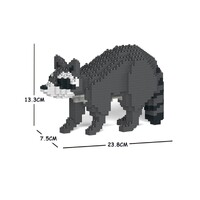 Jekca Animals - Raccoon 13cm