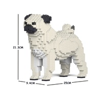 Jekca Animals - Pug 21cm