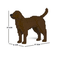 Jekca Animals - Labrador Retriever Brown 19cm