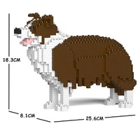 Jekca Animals - Border Collie Brown 18cm