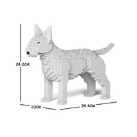 Jekca Animals - English Bull Terrier White 24cm