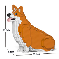 Jekca Animals - Welsh Corgi Sitting 23cm