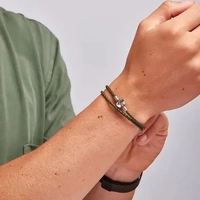 Couture Kingdom - Star Wars - Boba Fett Leather Wrap Bracelet